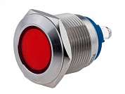 Индикатор M22 LED 3-36V (GQ22SF) антивандальный IP67 -красный-