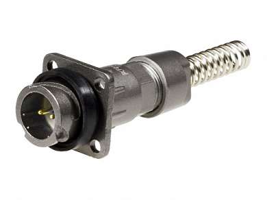 FQ14-2ZPJ-8 штекер 2-pin на кабель с фланцем