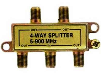 Делитель Splitter х 4  (5 -  900MHz) %