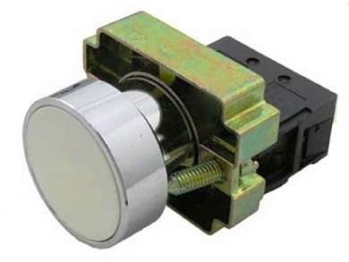 Кнопка M22 ON-(OFF) 3SA8-BA (LAY5-BA/XB2-BA) 10A/660V 2c -белая-