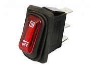 Выключатель OFF-ON RWB-404 (SB068) neon IP65 15A/250V 3c -красный-