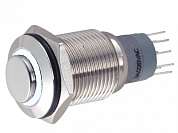 Кнопка M16 ON-ON LED12V IB16S-GZ (LAS2-GQH) 3A/250V 5c IP65 -белая-