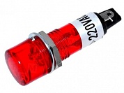 Индикатор M10 RWE-202 (N-804) neon 220V -красный-