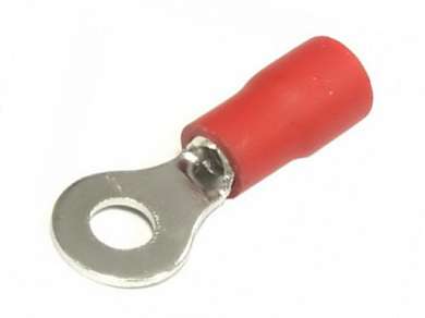 Кольцо  3.7mm  RVL1.25-3.7 (0.5-1.5mm) -красный-
