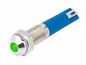Индикатор  M6 LED (GQ6PF) 12-24V антивандальный IP67 -зелёный-