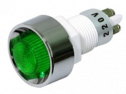 Индикатор M12 RWE-210 neon 220V -зеленый-