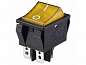 Выключатель OFF-ON RWB-513 (KCD4-201/4PN) neon 15A/250V 4c -желтый-