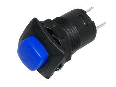 Кнопка M12 OFF-ON RWD-319 (DS-226) 1.5A/250V 2c -синяя-