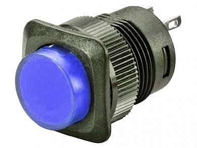 Кнопка M16 OFF-ON LED RWD-315 (R16-504) 3A/250V 4c -синий-
