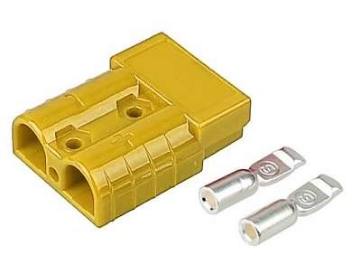 Разъём Anderson (аналог) 50A/600V -жёлтый-