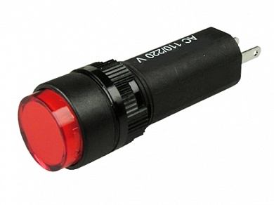 Индикатор M12 RWE-507 (NXD-212) neon 220V -красный-