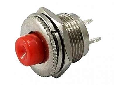 Кнопка M12 OFF-(ON) PSW-3 0.5A/250V 2c -красная-