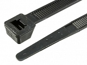 Стяжка кабеля 300 x 3.6 мм -черная- (100шт)