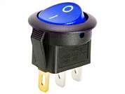 Выключатель OFF-ON RWB-214 (KCD1-101N, KCD1-202/N) neon 6.5A/250V 3c -синий-