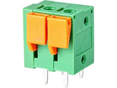 Клеммник нажимной RG142V-5.08-02P (DG142V, GT142V)