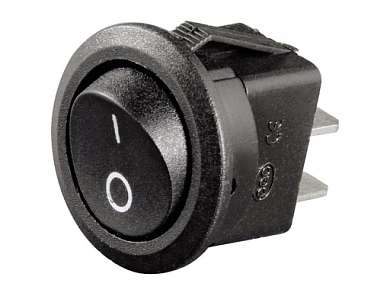 Выключатель OFF-ON RWB-212 (KCD1-101) 6A/250V 2c -черный-