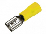 Гнездо 6.35 мм FDD5.5-250 (4.0-6.0mm) -желтый-