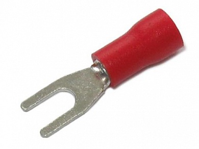 Вилка 3.2 мм SV1.25-3 (0.5-1.5mm) -красный-