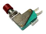 Кнопка M12 OFF-(ON) RWA-502 (DS-438) 16A/250V 3c -красный-