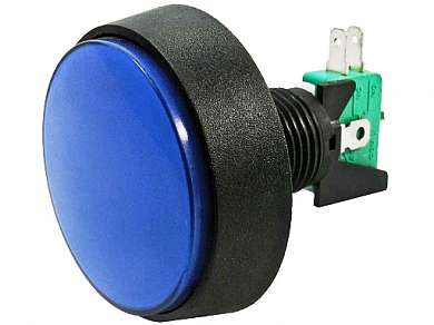 Кнопка M24 OFF-(ON) RWA-604 (GMSI-1B) LED12V 16A/250V -синяя-