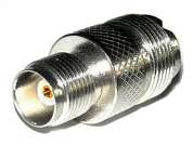 Переходник гнездо TNC - гнездо UHF (TU-322)  Ni/Gold pin/Teflon