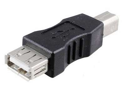 Переходник гн. USB-A - шт. USB-B %