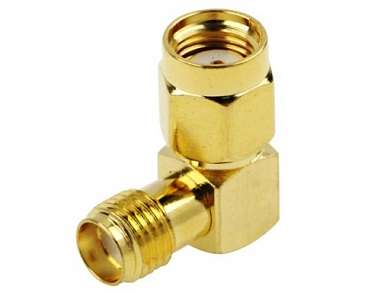 Переходник штекер RP-SMA - гнездо SMA L Gold/Gold pin/Teflon