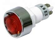 Индикатор M12 RWE-210 neon 220V -красный-