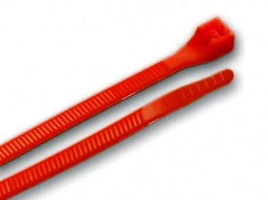 Стяжка кабеля  80 x 2.4 мм -красная- (100шт)