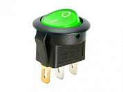 Выключатель OFF-ON RWB-106 (KCD1-204, KCD5-102) neon 3A/250V 3c -зеленый-