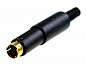 Штекер Mini DIN 4-pin Gold/Pl  #