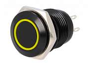 Кнопка M12 OFF-(ON) LED12V IB12C-PB 2A/36V 4c IP65 -желтая-