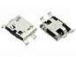 Гнездо Micro USB-B 5-pin SMD 0.8mm  Ni/Pl/Gold pin