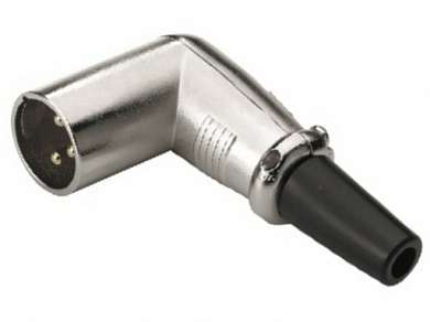 Штекер XLR 3-pin на кабель  L  Ni  *