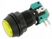 Кнопка M24 OFF-(ON) RWA-602 (GMSI-7B) LED12V 16A/250V -желтый-