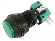 Кнопка M24 OFF-(ON) RWA-602 (GMSI-7B) LED12V 16A/250V -зеленый-