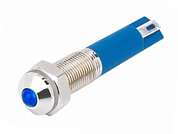 Индикатор  M6 LED (GQ6PF) 12-24V антивандальный IP67 -синий-