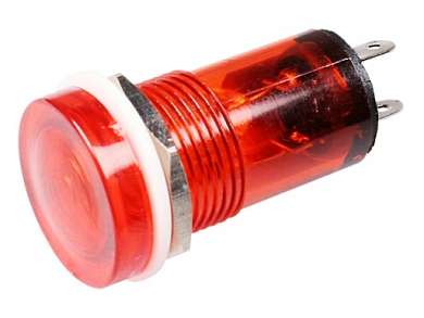 Индикатор M15 RWE-301 neon 220V -красный-