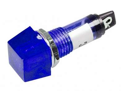 Индикатор M10 RWE-201 (N-802) neon 220V -синий- %