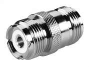 Переходник гнездо N - гнездо UHF (NU-322)  Ni/Silver pin/Teflon