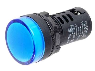 Индикатор M22 AD16-22D/S LED 220V -синий- %
