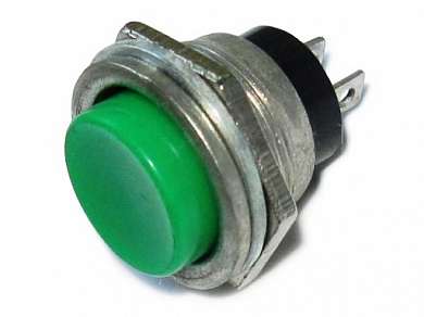 Кнопка M16 OFF-(ON) RWD-306 (PBS-26B, DS-212) 1.5A/250V 2c -зеленая-