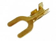 Вилка  5.2mm DJ4413-5.2B пайка с обжимом  Brass